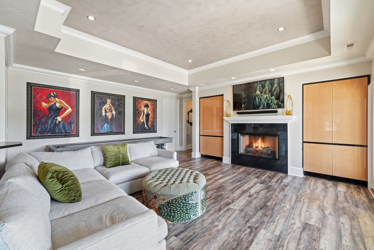 Lower level family room