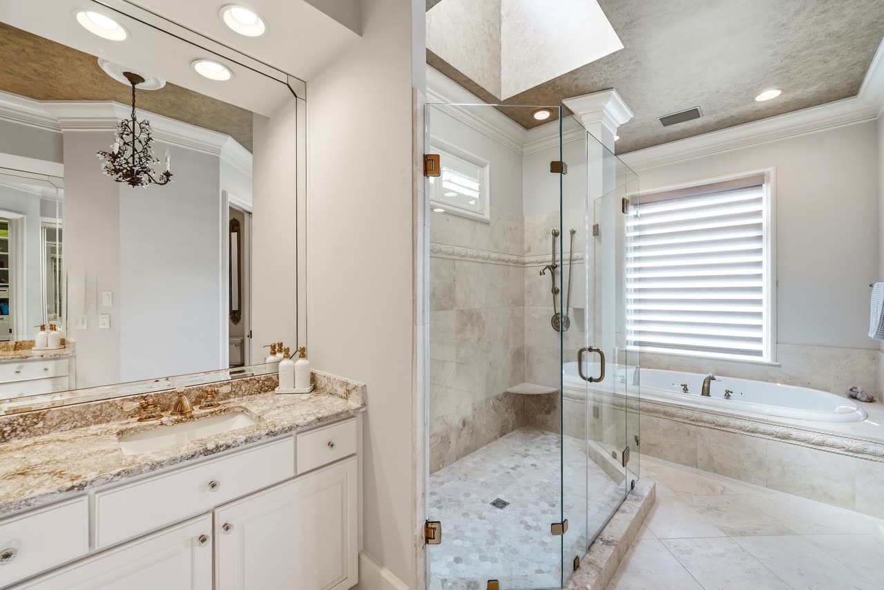 Primary bathroom vanity
