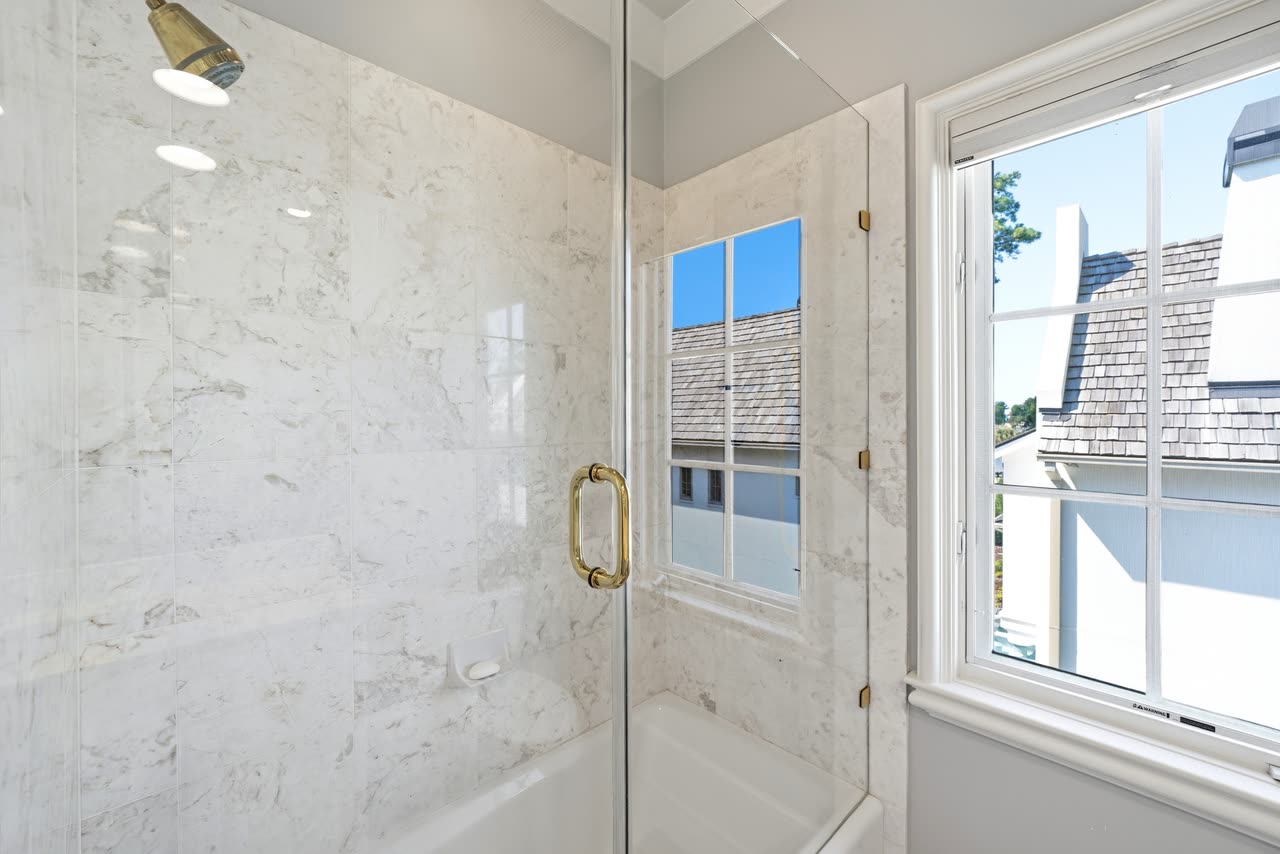 Marble shower