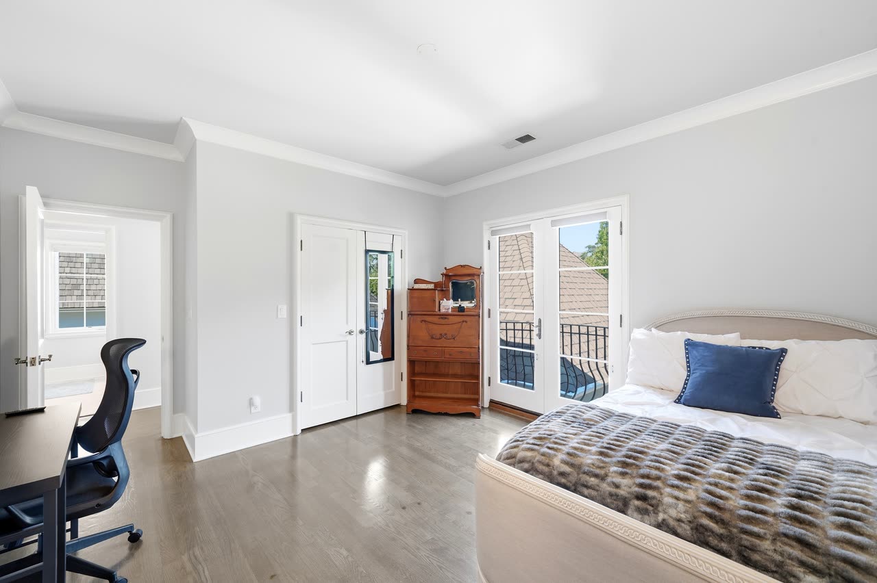 Bedroom and writing desk